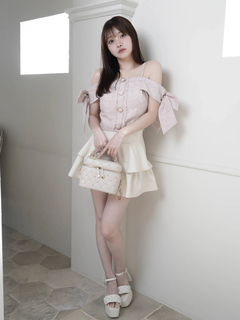 LIP SERVICE(リップサービス) |サイドリボンオフショルトップス