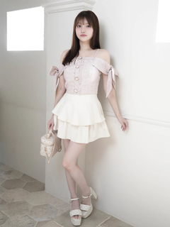 LIP SERVICE(リップサービス) |サイドリボンオフショルトップス