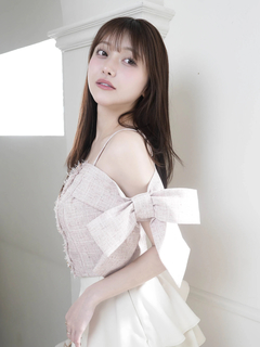 LIP SERVICE(リップサービス) |サイドリボンオフショルトップス