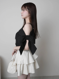 LIP SERVICE(リップサービス) |サイドリボンオフショルトップス