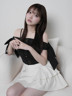 LIP SERVICE(リップサービス) |サイドリボンオフショルトップス