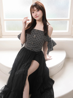 LIP SERVICE(リップサービス) |サイドリボンオフショルトップス