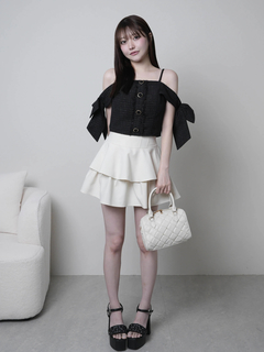 LIP SERVICE(リップサービス) |サイドリボンオフショルトップス