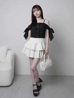 LIP SERVICE(リップサービス) |サイドリボンオフショルトップス