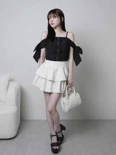 LIP SERVICE(リップサービス) |サイドリボンオフショルトップス