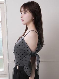 LIP SERVICE(リップサービス) |サイドリボンオフショルトップス