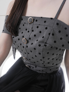 LIP SERVICE(リップサービス) |サイドリボンオフショルトップス