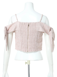 LIP SERVICE(リップサービス) |サイドリボンオフショルトップス