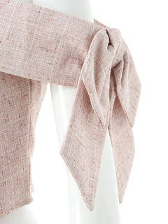 LIP SERVICE(リップサービス) |サイドリボンオフショルトップス