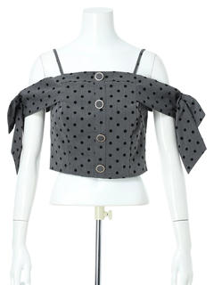 LIP SERVICE(リップサービス) |サイドリボンオフショルトップス