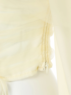 LIP SERVICE(リップサービス) |チュールギャザーオフショルトップス