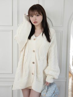 LIP SERVICE(リップサービス) |springケーブルニットカーディガン