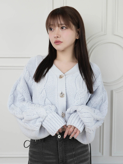 LIP SERVICE(リップサービス) |springケーブルニットカーディガン