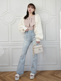 LIP SERVICE(リップサービス) |springケーブルニットカーディガン