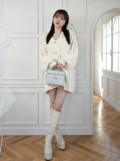 LIP SERVICE(リップサービス) |springケーブルニットカーディガン