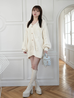 LIP SERVICE(リップサービス) |springケーブルニットカーディガン