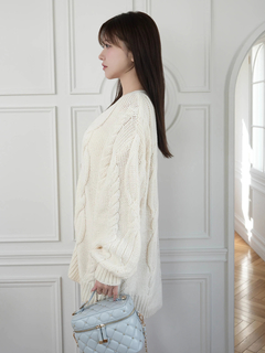 LIP SERVICE(リップサービス) |springケーブルニットカーディガン