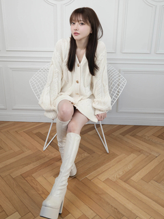 LIP SERVICE(リップサービス) |springケーブルニットカーディガン