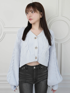 LIP SERVICE(リップサービス) |springケーブルニットカーディガン