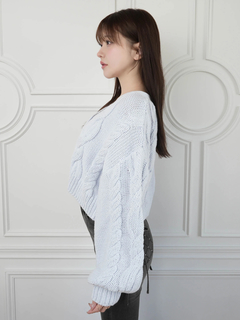 LIP SERVICE(リップサービス) |springケーブルニットカーディガン