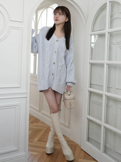 LIP SERVICE(リップサービス) |springケーブルニットカーディガン