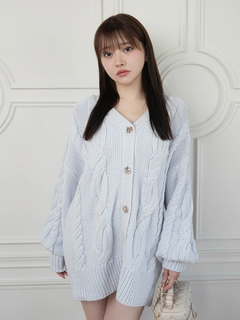 LIP SERVICE(リップサービス) |springケーブルニットカーディガン