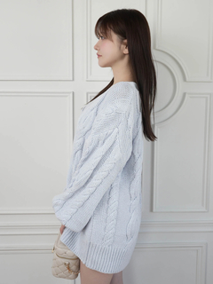 LIP SERVICE(リップサービス) |springケーブルニットカーディガン