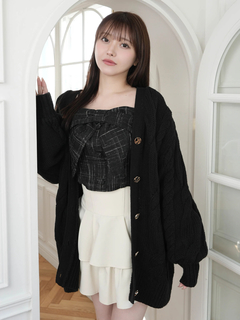 LIP SERVICE(リップサービス) |springケーブルニットカーディガン