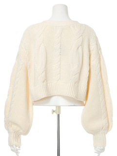 LIP SERVICE(リップサービス) |springケーブルニットカーディガン