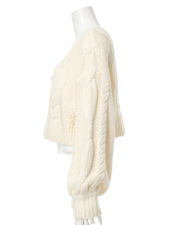 LIP SERVICE(リップサービス) |springケーブルニットカーディガン