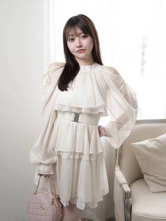 LIP SERVICE(リップサービス) |ティアードフレアエアリーワンピース