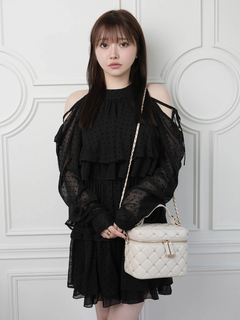 LIP SERVICE(リップサービス) |ティアードフレアエアリーワンピース