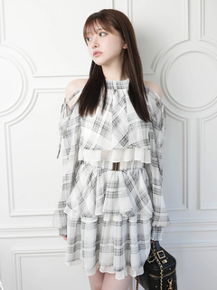 LIP SERVICE(リップサービス) |ティアードフレアエアリーワンピース