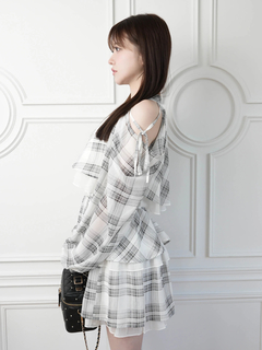 LIP SERVICE(リップサービス) |ティアードフレアエアリーワンピース