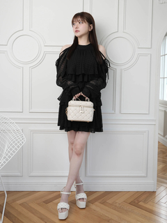 LIP SERVICE(リップサービス) |ティアードフレアエアリーワンピース