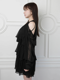 LIP SERVICE(リップサービス) |ティアードフレアエアリーワンピース