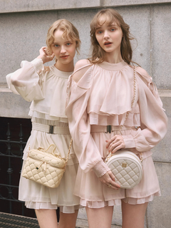 LIP SERVICE(リップサービス) |ティアードフレアエアリーワンピース