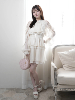 LIP SERVICE(リップサービス) |ティアードフレアエアリーワンピース