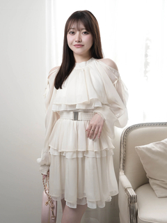 LIP SERVICE(リップサービス) |ティアードフレアエアリーワンピース