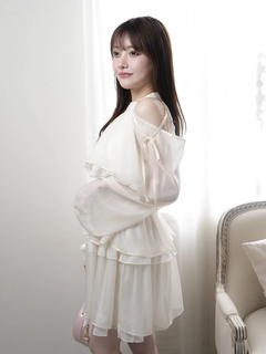 LIP SERVICE(リップサービス) |ティアードフレアエアリーワンピース