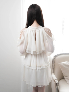 LIP SERVICE(リップサービス) |ティアードフレアエアリーワンピース