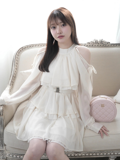 LIP SERVICE(リップサービス) |ティアードフレアエアリーワンピース