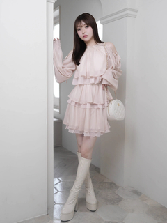 LIP SERVICE(リップサービス) |ティアードフレアエアリーワンピース