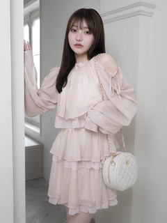 LIP SERVICE(リップサービス) |ティアードフレアエアリーワンピース