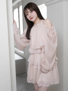 LIP SERVICE(リップサービス) |ティアードフレアエアリーワンピース