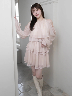 LIP SERVICE(リップサービス) |ティアードフレアエアリーワンピース