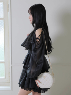 LIP SERVICE(リップサービス) |ティアードフレアエアリーワンピース