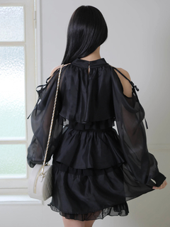 LIP SERVICE(リップサービス) |ティアードフレアエアリーワンピース