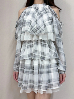 LIP SERVICE(リップサービス) |ティアードフレアエアリーワンピース