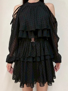 LIP SERVICE(リップサービス) |ティアードフレアエアリーワンピース